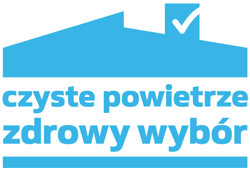 Logotyp programu Czyste Powietrze - zdrowy wybór