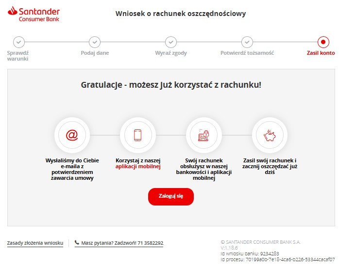 krok dziesiąty wniosku o Rachunek