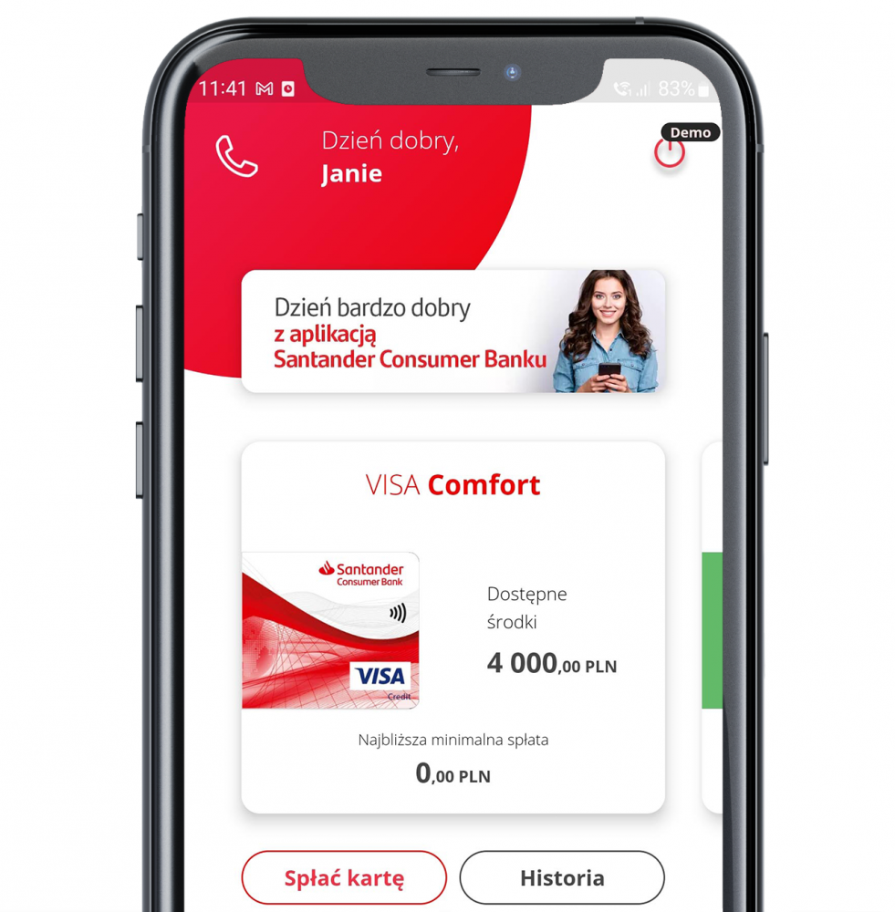 Aplikacja mobilna Santander