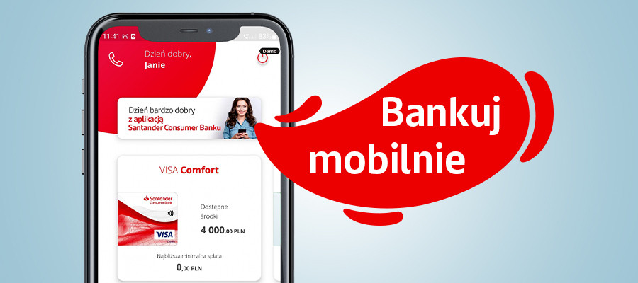 bankuj mobilnie z aplikacją santander consumer banku