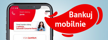 bankuj mobilnie z aplikacją santander consumer banku