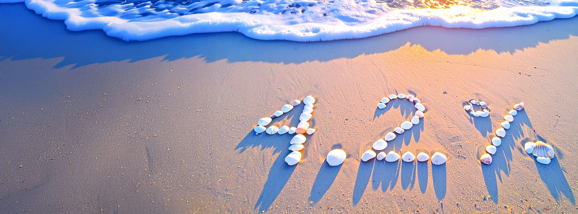 liczba 4,2% ułożona z kamieni na plaży