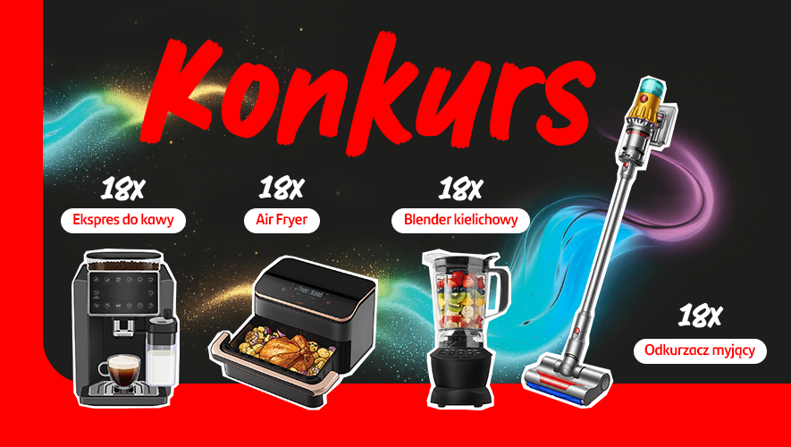 napis Konkurs oraz prezentacji nagród do wygrania
